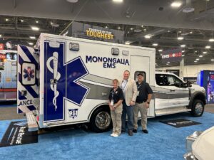 Mon EMS ambulance draws crowds at Vegas convention
